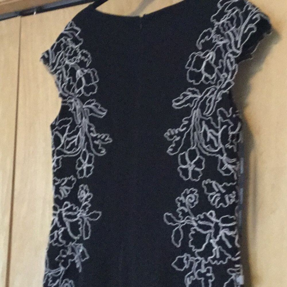 Tadashi Shoji whiteLace Gown, Black, - Picture 7 of 9
